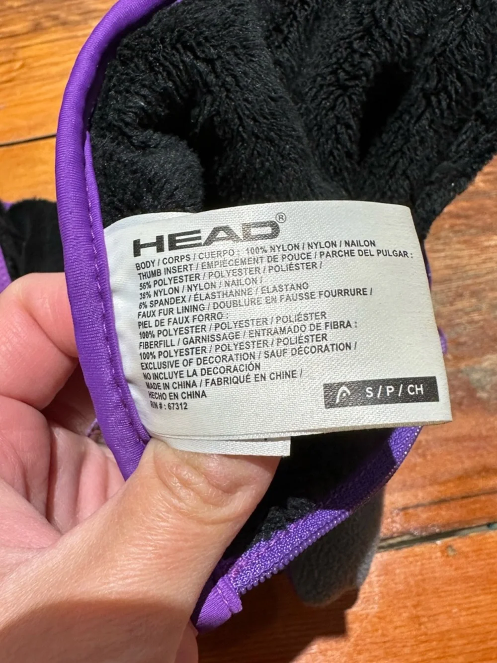Head Kids Mittens, Purple & Pink, Kids Sm